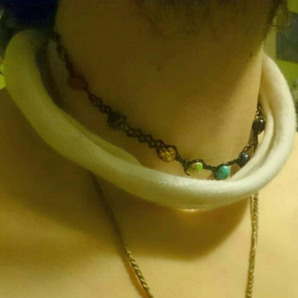 "Chakra Chain" Tattoo Choker - Picture 2 of 3